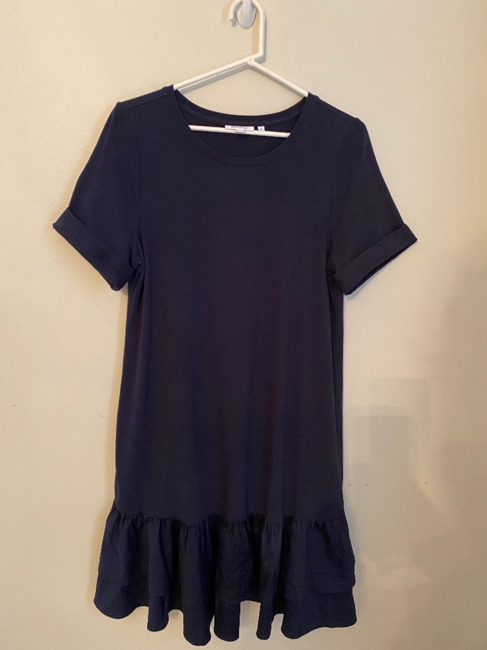 Chico’s tiered T-shirt dress navy size M